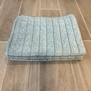 Project 62 *Set of 3* Quilted Blue Pillow Shams - Std size